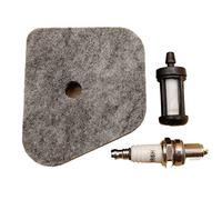 XEDLAMP Filtro de Aire Filtro de Combustible Bujía, for STIHL, FS87 FS90 FS100 FS110 FS130 HT100 HT101 KM100 KM110 KM90 HL90 HL95 HL100 Recortadora Filtro de Aire para cortacésped