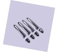 XEDLAMP for Kia, Rio 5 2012 2013 2014 2015 2016 2017 New Pride Nuevo Adhesivo cromado for manija de puerta coche Ajuste de la cubierta de la manija de la puerta de(BLACK 1 Keyhole No Button)