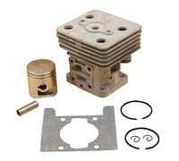 XEDLAMP Kit de pistón cilindro 34 mm for desbrozadora 6010 7510, piezas repuesto Cilindro del motor