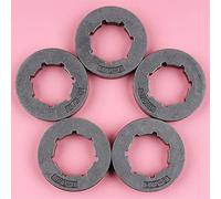 XEDLAMP Lote de 5 piñones estriados estándar de 3/8 pulgadas, 8 dientes de diámetro interior de 22 mm, for motosierra STIHL 30 31 32 38 40 41 44 MS361 MS440 MS460 MS660 Piñón de llanta para motosierra