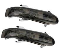 XEDLAMP Luces LED de Intermitentes for Espejos Laterales Delanteros Izquierdo y Derecho, for Mercedes-Benz Clase S W220 S320 S350 S500 S600 1999-2002 Indicador de Espejo retrovisor