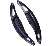 XEDLAMP Paleta de cambio de marchas para coche Paleta de cambio volante coche, para Porsche, para Macan 2014-2019 911 718 991 Cayman 918 Gear Extend Shifters Sticker(Schwarz)