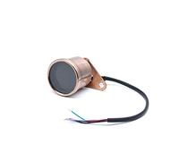 XEDLAMP Velocímetro digital universal for motocicleta, odómetro LCD retro, indicador de tacómetro for motocicletas tipo Cafe Racer, medidor for scooter y ATV Velocímetro para motocicleta(Bronze)