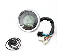 XEDLAMP Velocímetro digital universal LCD de 12000 RPM y 199 km/h, odómetro, tacómetro, cilindros, medidor velocidad parcial, Scrambler 2015-2018 Velocímetro para motocicleta(With sensor2)