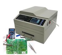 XEEAOFE Calentador IC Infrarrojo Inteligente T937, Horno de Soldadura PCB Reflujo con Función en Línea y Tubo de Escape, Máquina de Soldadura por Reflujo Infrarroja con Plomo Tipo Cajón T937