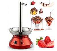 XEEAOFE Máquina de Cascada de Chocolate, Fuente de Chocolate Modelo Grifo Comercial con Función de Derretido, Calentador de Fondue de Acero Inoxidable para Uso Doméstico o en Restaurante