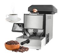 XEEAOFE Tostadora de Café Totalmente Automática - Capacidad 200g | 300-480℉ | Pantalla Digital | Visor Transparente, Máquina Eléctrica para Tostar Frutos Secos 220V