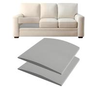 XEERUN Soporte de cojín de sofá para asiento caído, 2 piezas de 50 x 50 cm, espuma de alta densidad, soporte de asiento de sofá, reparación de hundimiento, curva, para sofá, cama, sofás, sofás, sofás