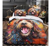 XEFASIDBN Arte de la Serpiente Verde Funda de Edredón Diseño 3D 3 Piezas Cierre de con Fundas de Almohada Antialérgica Ilustración estilizada de Reptil Funda Edredon for Familia Super King（260x220cm）