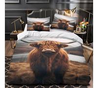 XEFASIDBN Hola Iconos Funda de Edredón Cierre de Juego de 3 Piezas Suave Impresión 3D con Fundas de Almohada Transpirable Doodle de Dibujos Animados Funda Edredon for Adolescentes King（220x240cm）