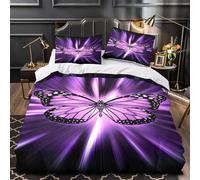 XEFASIDBN Ojos de Cachorro de Pug Funda de Edredón 3 Piezas Impresión 3D Cremallera Oculta con Fundas de Almohada Antialérgica Ilustración de Animal Lindo Funda Edredon for jóvenes King（220x240cm）