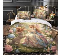 XEFASIDBN Partitura para Flauta Funda de Edredón Juego de 3 Piezas Impresión 3D Cierre de Incluye Fundas de Almohada Transpirable Instrumental clásica Funda Edredon for Ancianos Double（200x200cm）