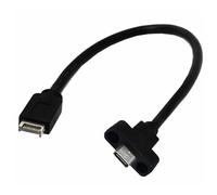 XEGZLH Cable de extensión USB 3.1 tipo C para panel frontal USB 3.1 a USB 3.1 tipo C, cable adaptador de 10 Gbps para teléfono