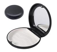 Xeihuul Bolsa de baño para prótesis dental, contenedor para dientes artificiales, estuche para dentaduras postizas para hombres, protector bucal al aire libre, soporte de protección nocturna, caja de