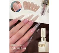 XEIJAYI 1 pieza 15ML Gel de esmalte de uñas desnudo de piel de hielo, 2025 nuevo juego de Gel de gelatina desnuda transparente cremoso de Jade Popular, desnudo fresco ligero bingfuluo02