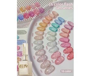 XEIJAYI 1 pieza de esmalte de uñas de Gel de 15ml, Gel de uñas de remojo LED UV, semipermanente, Gel de Arte de uñas de calidad de salón DIY para primavera y verano suixingshi15