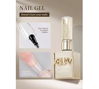 XEIJAYI 1 unidad 15ml Gel para Uñas, Esmalte de Uñas UV LED Removible, Gel Superior Brillante, Sellador, Barniz Luminoso, Adecuado para Gel de Uñas de Mujer jia pian nian he ji