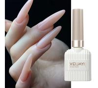 XEIJAYI 15ml 1pc God Girl Esmalte de Uñas en Gel Rosa Nude con Brillo, Barniz en Gel Removible UV/LED para Manicura en Casa o Salón de Belleza DIY God Girl Nail Gel