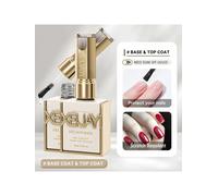 XEIJAYI 15ml 2Pcs Esmalte de Uñas Nuevo Gel Base Funcional Japonés Sellador de Vidrio Set Firme y Duradero para Uso en Salón de Uñas