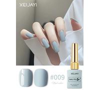 XEIJAYI 1Pc 15ml Esmalte de Uñas en Gel Azul - Secado con UV, Sin Formaldehído para Diseños de Uñas Modernos, Larga Duración e Inodoro 017
