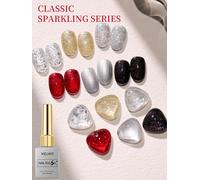 XEIJAYI 6 uds 15ml juego de Esmalte de uñas de Gel Kits de Esmalte de Gel UV semipermanente todo para Kit de manicura Soak Off UV LED Vernis 34-41-58-36-38-40