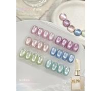 XEIJAYI Set de 1/6 Esmaltes de Uñas Translúcidos Efecto Ojo de Gato de 15ML, Gel Semipermanente para Arte de Uñas, Secado UV LED, para Salón de Uñas y Uso Personal shuijing05
