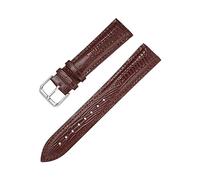 XEIJAYI Watch straps,12/14/16/18/20/22mm Men Women Colorful Lizard-print Patent Leather Watchband Quartz Watch Waterproof Wristband Accessories(Coffee,12mm)