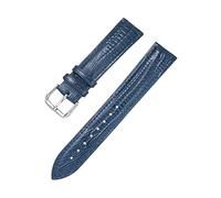 XEIJAYI Watch straps,12/14/16/18/20/22mm Men Women Colorful Lizard-print Patent Leather Watchband Quartz Watch Waterproof Wristband Accessories(Blue,16mm)