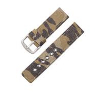 XEIJAYI Watch straps,18/20/22/24mm Sports Woven Canvas Watchband Waterproof Wear-resistant Watch Strap for Analogue Watch(Brown,18mm)