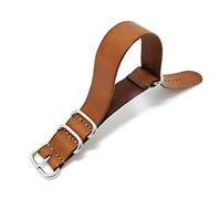 XEIJAYI Watch straps,18mm 20mm 22mm 24mm Leather Watchbands Watch Strap Replacement(Brown,20mm)