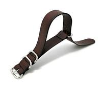 XEIJAYI Watch straps,18mm 20mm 22mm 24mm Leather Watchbands Watch Strap Replacement(Brown Red,22mm)