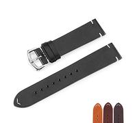XEIJAYI Watch straps,18mm 20mm 22mm 24mm Retro Leather Watch Band Watch Strap(Brown,22mm)