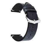 XEIJAYI Watch straps,18mm 20mm 22mm 24mm Retro Leather Watch Band Watch Strap(Dark Blue,24mm)