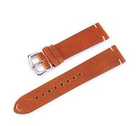 XEIJAYI Watch straps,18mm 20mm 22mm 24mm Retro Leather Watch Band Watch Strap(Light Brown,24mm)