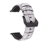 XEIJAYI Watch straps,20/22/24/26mm Crazy Horse Leather Retro Men Watch Band Bright Colors Bamboo Pattern Watchband Replacement Accessories(Gray,20mm)