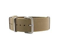 XEIJAYI Watch straps,20/22mm Pin Buckle Casual Nylon Watch Strap Mechanical Watches Sport Watchband Replacement(Khaki,22mm)
