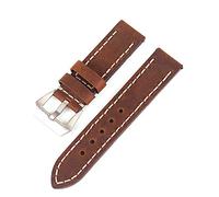 XEIJAYI Watch straps,Leather Watch Strap 20mm 22mm 24mm Watchband(Brown,22mm)