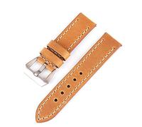 XEIJAYI Watch straps,Leather Watch Strap 20mm 22mm 24mm Watchband(Light Brown,24mm)