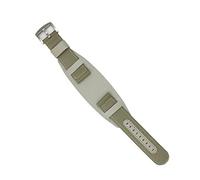 XEIJAYI Watch straps,Nylon Watchband Leather Strap 18mm 20mm 22mm 24mm Stainless Steel Watch Accessories for Men Woman Watch Band(Army Green,20mm)