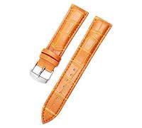 XEIJAYI Watch straps,Watch Bracelet Belt Men's Women's Watch Band 18mm 20mm 22mm Watch Accessories(Yellow,16mm)