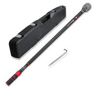 XEIMILE Llave dinamométrica de clic de 3/4 pulgadas - 100-700 pies libras/136-949 Nm, llave dinamométrica ajustable de doble dirección de 48 dientes, precisión del 3% para coche, camión, tractor