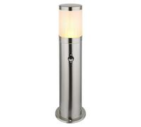 Xeloo Lámpara de pie para exterior Xeloo (60 W, Altura: 50 cm, IP44, Plata)