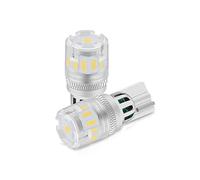 XELORD T10 W5W Bombilla LED Blanco Frío 6000K Para Coches De Interior Luces Laterales Iluminación Luces Laterales Exterior Posición Matrícula,2 Piezas