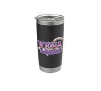 Xena: Warrior Princess Classic Logo Vaso térmico de acero inoxidable de doble pared