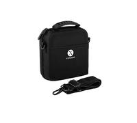 Xenage Funda táctica para prismáticos con cubierta dura de EVA resistente al agua (7 x 7 x 2.5 pulgadas), asa de transporte y correa de transporte para senderismo, caza, mochileros, viajes al aire