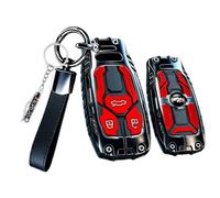 XENDRO Carcasa de metal para llave de coche compatible con Audi A4L A6L A8 | Funda estilo Mecha para Audi RS4 B9 S5 S7 S8 D5 Q2 SQ5 FY SQ7 4M FV TTRS, funda para llave, mando a distancia