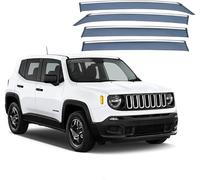 XENITE 4 Piezas Coche Deflectores para Jeep Renegade 2015-2021 Deflectores de Aire, Cortavientos Ventana Coche Derivabrisas Deflectores Accesorios Coche.