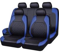 XENITE Coche Fundas Asiento, para Ford Fiesta Fusion Escort Focus Mondeo KUGA Ecosport Fundas de Asiento de Piel para Todas Las Estaciones,D Blue