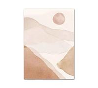 XENITE Cuadro sobre Lienzo Póster E Impresión De Paisaje Tropical Bohemio De Mujer Desnuda Al Sol En La Montaña De Palmeras, Lienzo Artístico para Decoración De Pared(Segundo,50x70cm)
