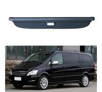 XENITE Estante Trasero retráctil para Maletero para Mercedes Benz V Class Viano Vito 2010-2021, Carga Seguridad Trasero Tronco Tapa Trunk Cargo Protectora Accesorio,Black